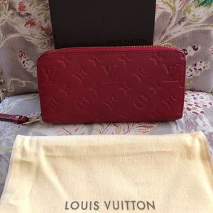 Authentic Louis Vuitton long zip wallet
